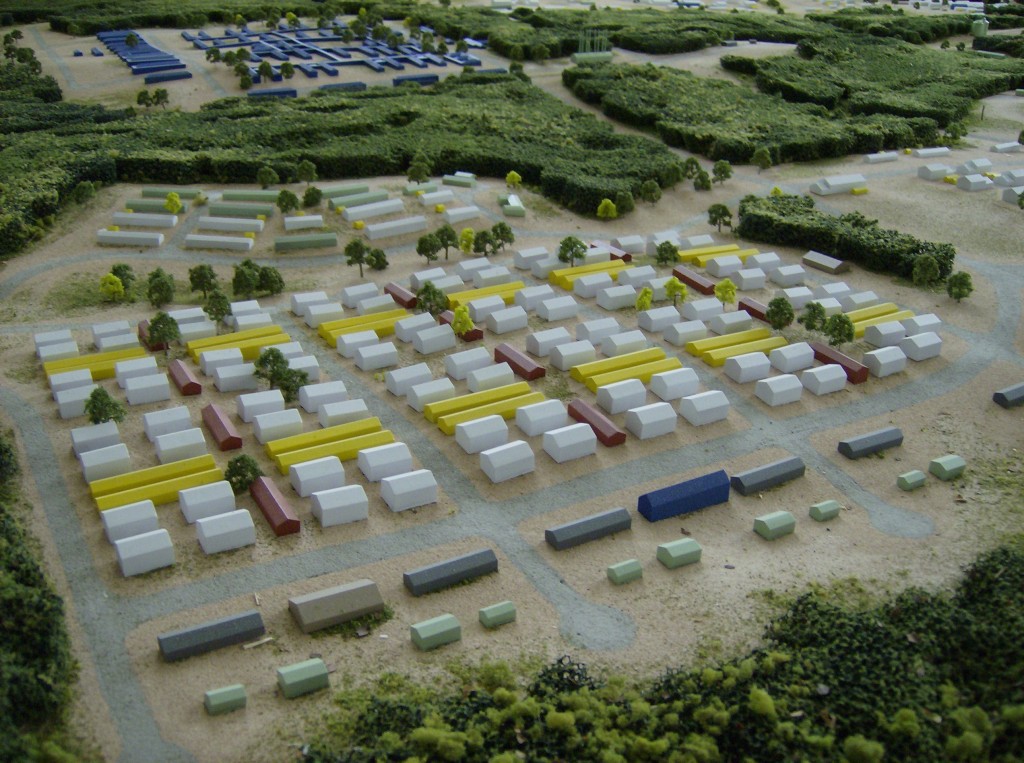 miltary base architectural model