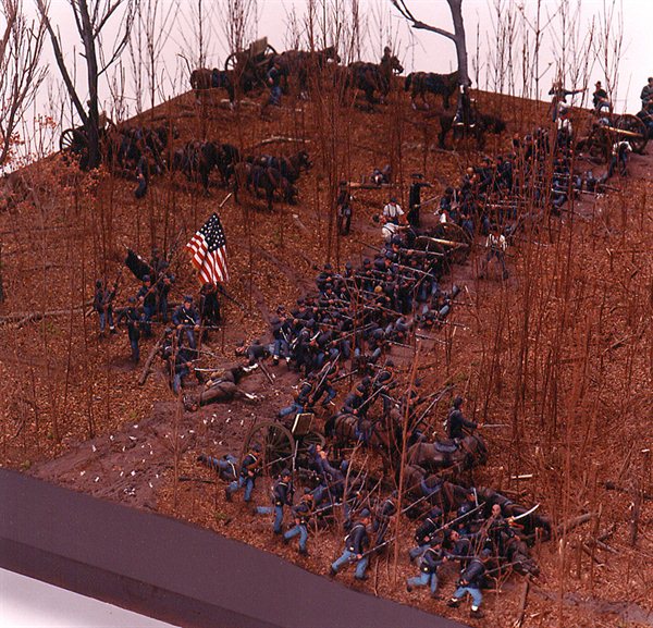 Civil War Diorama Museum Model