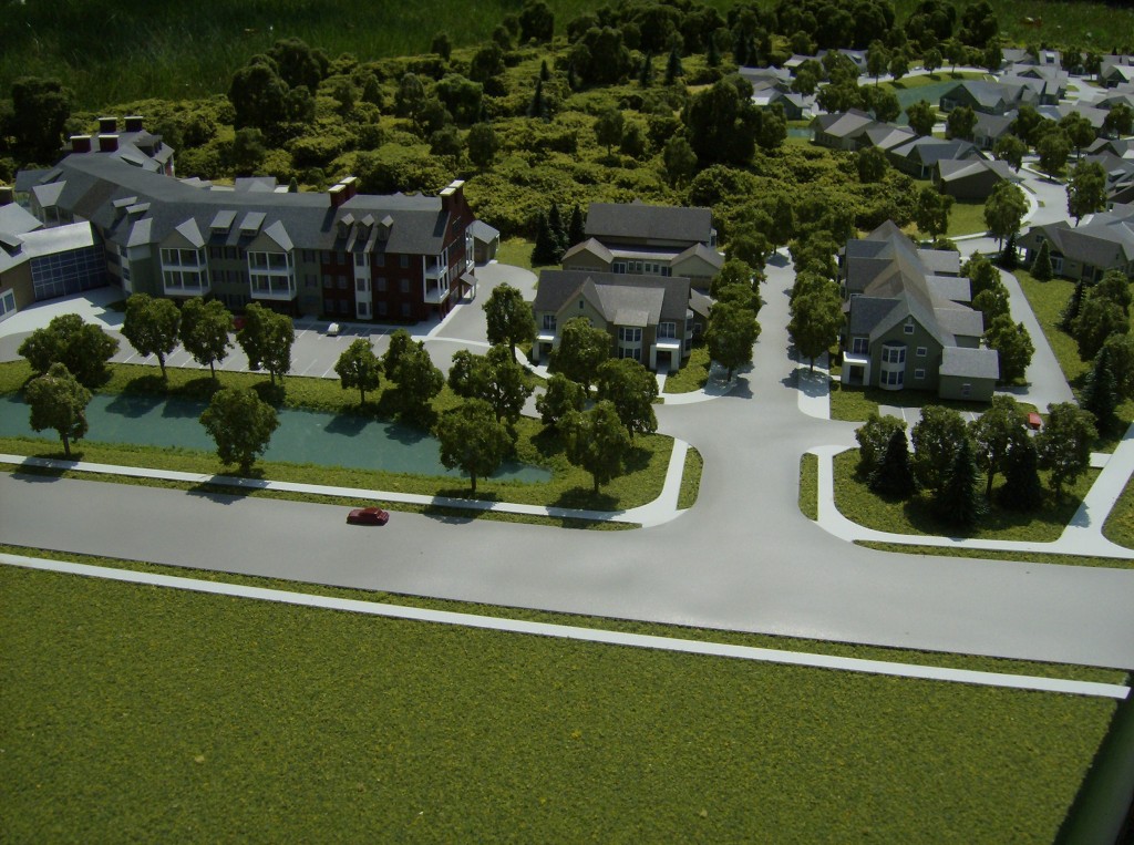 retirement home architectural model