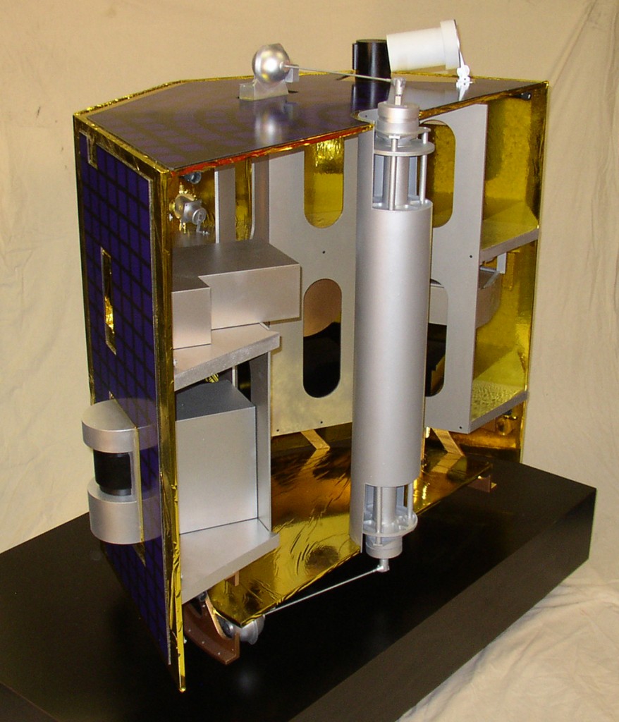 Satellite Model Cutaway