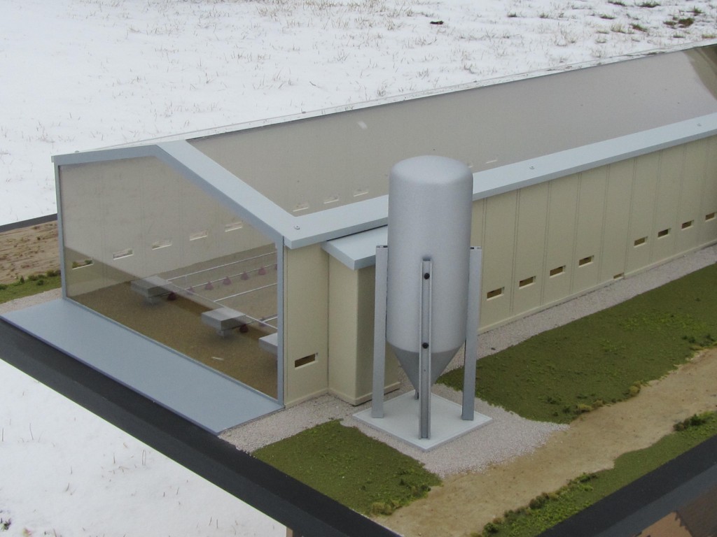 Poultry House Scale Model