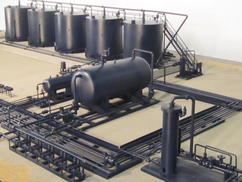 Industrial Tank Battery Model