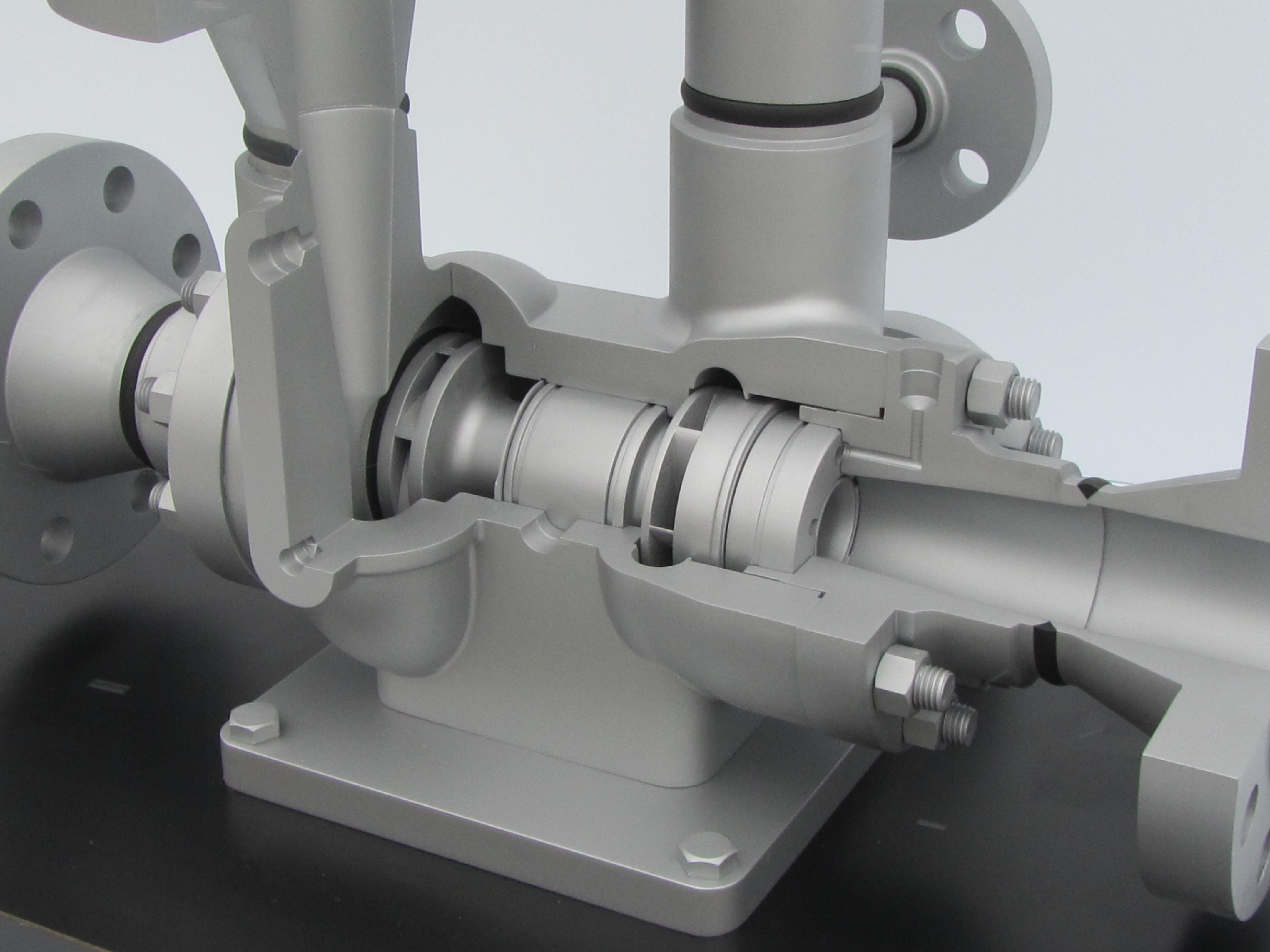 Cutaway Model of Industrial Skid