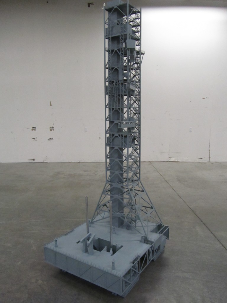 rocket launch pad model