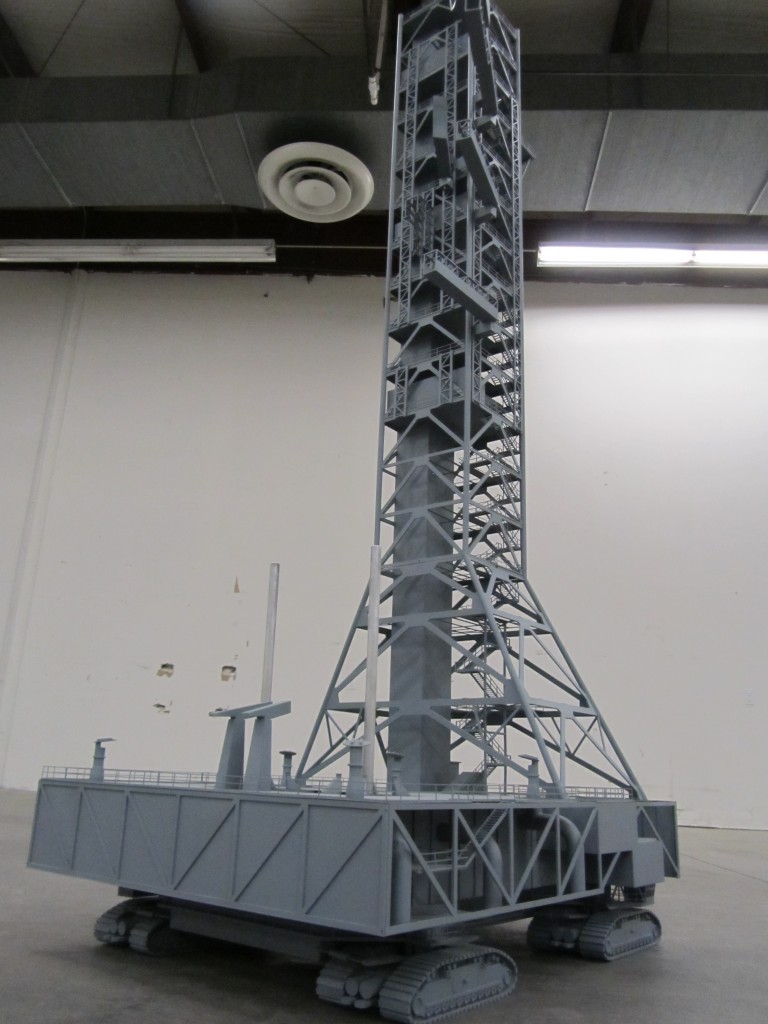 rocket launch pad model