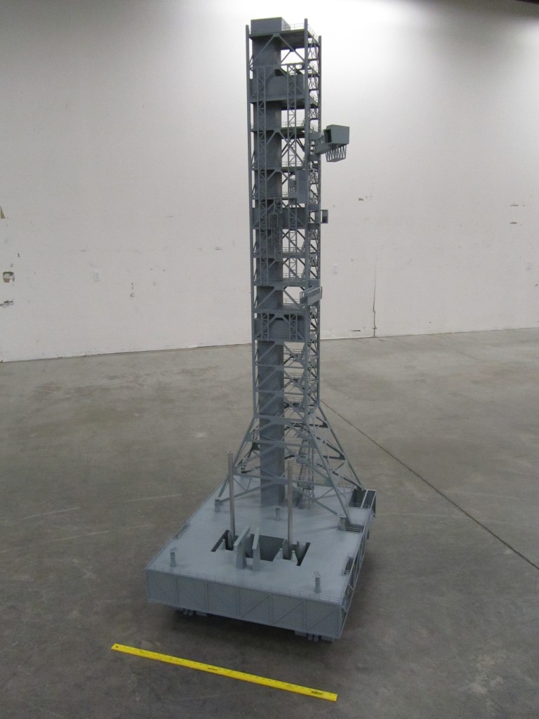 rocket launch pad model