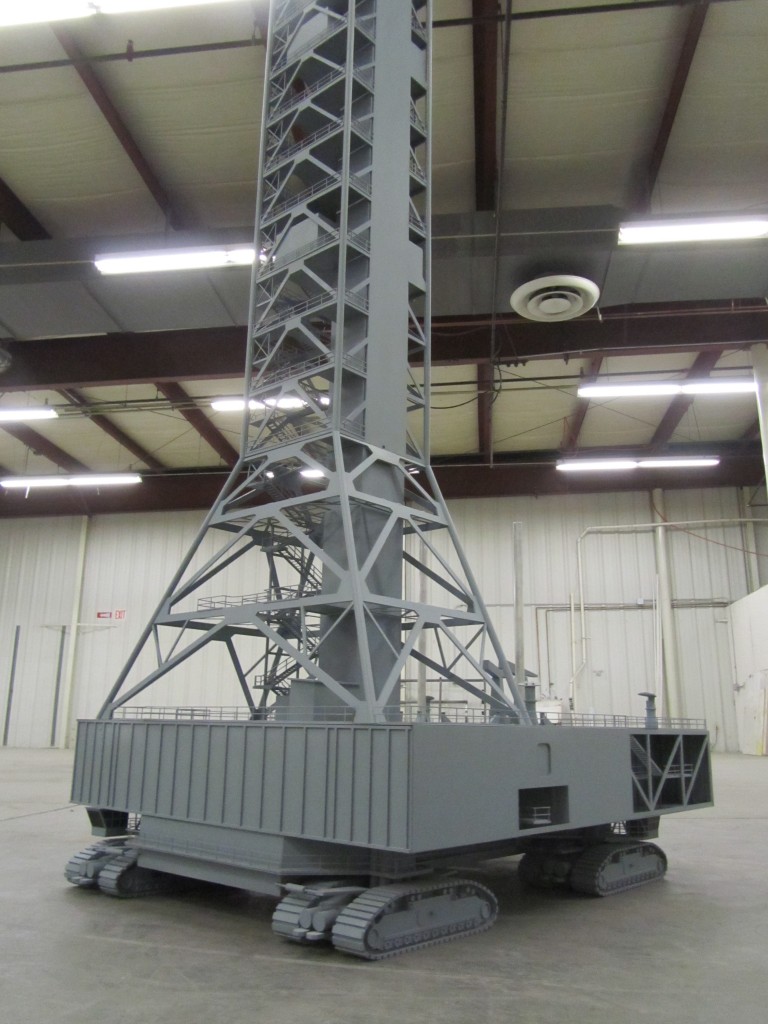 rocket launch pad model