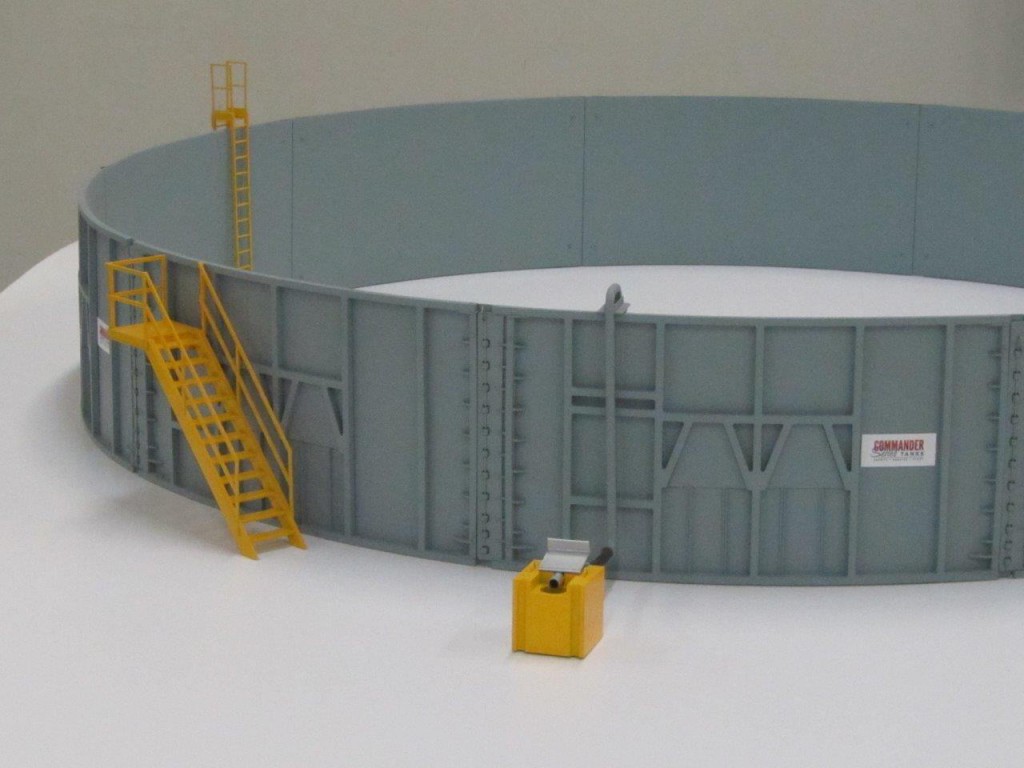 waste water pond working model