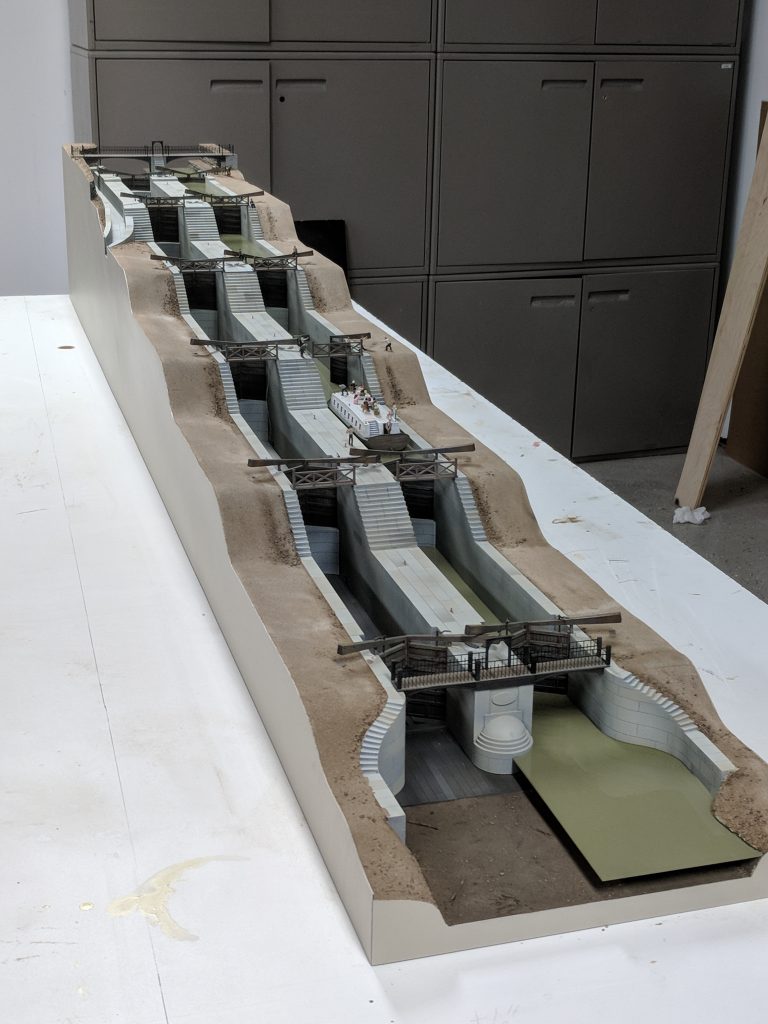 Flight of Five canal model